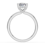 Radiant Lustre Hidden Halo Solitaire Ring ABER-101-RA-LGD-6  - Abtin & Co.
