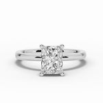 Radiant Lustre Hidden Halo Solitaire Ring ABER-101-RA-LGD-6  - Abtin & Co.