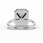 Radiant Nova Halo Engagement Ring Ring ABER-108-RA-LGD-2  - Abtin & Co.