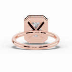 Radiant Nova Halo Engagement Ring Ring ABER-108-RA-LGD-3  - Abtin & Co.