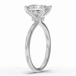 Radiant Tiara Glow Solitaire Ring ABER-102-RA-LGD-6  - Abtin & Co.