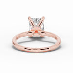 Radiant Tiara Glow Solitaire Ring ABER-102-RA-LGD-11  - Abtin & Co.