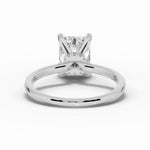 Radiant Tiara Glow Solitaire Ring ABER-102-RA-LGD-6  - Abtin & Co.
