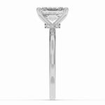Radiant Tiara Glow Solitaire Ring ABER-102-RA-LGD-6  - Abtin & Co.