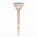 Radiant Tiara Glow Solitaire Ring ABER-102-RA-LGD-11  - Abtin & Co.