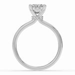Radiant Tiara Glow Solitaire Ring ABER-102-RA-LGD-6  - Abtin & Co.