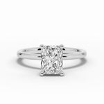 Radiant Tiara Glow Solitaire Ring ABER-102-RA-LGD-6  - Abtin & Co.