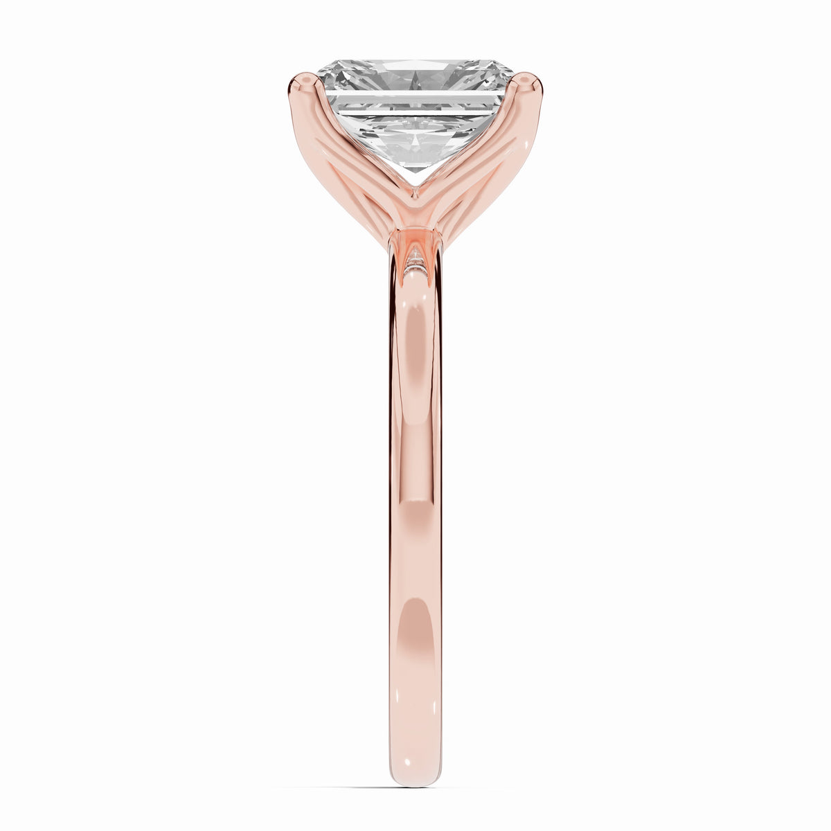 Raidiant Lustre Solitaire Ring ABER-100-RA-LGD-11  - Abtin & Co.