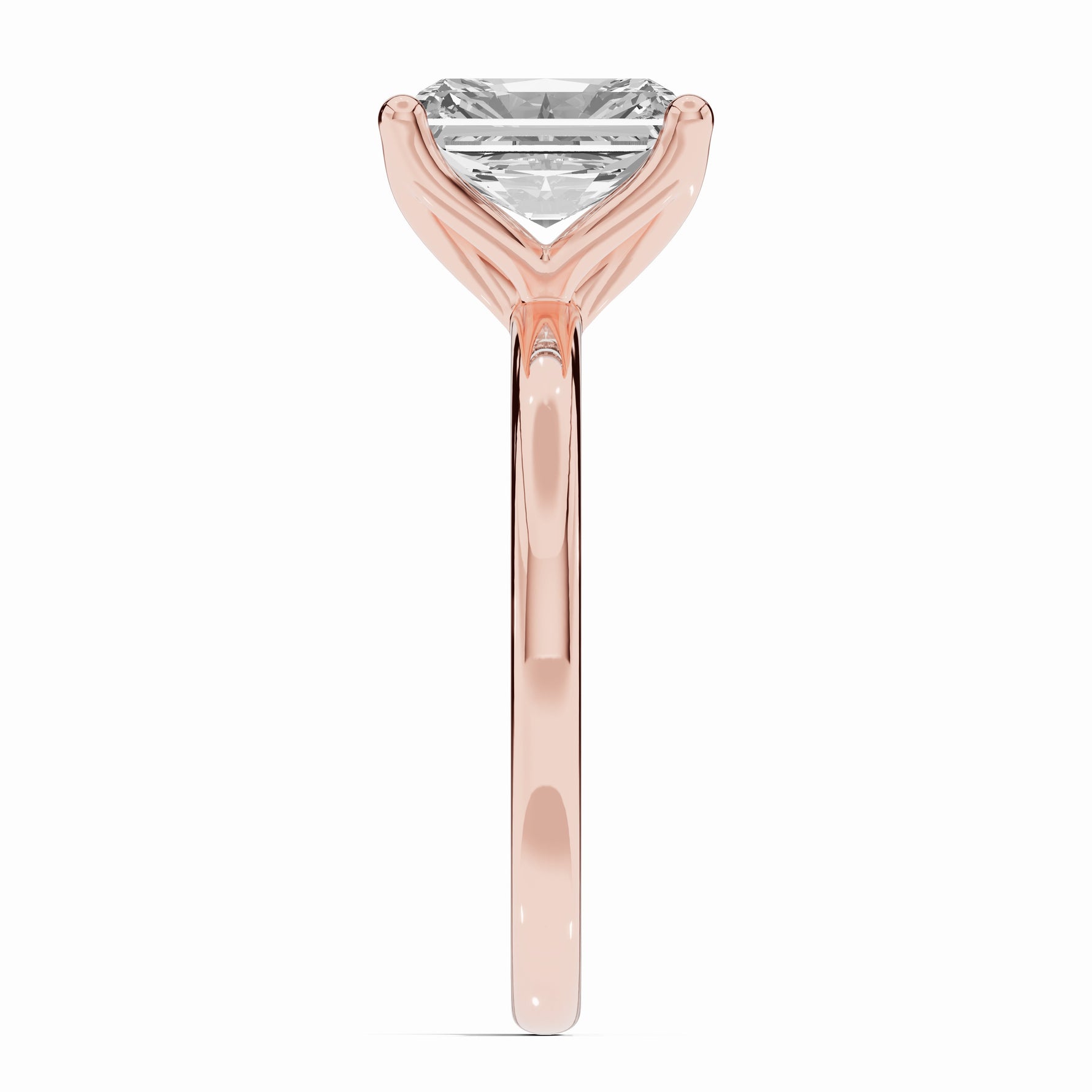 Raidiant Lustre Solitaire Ring ABER-100-RA-LGD-11  - Abtin & Co.