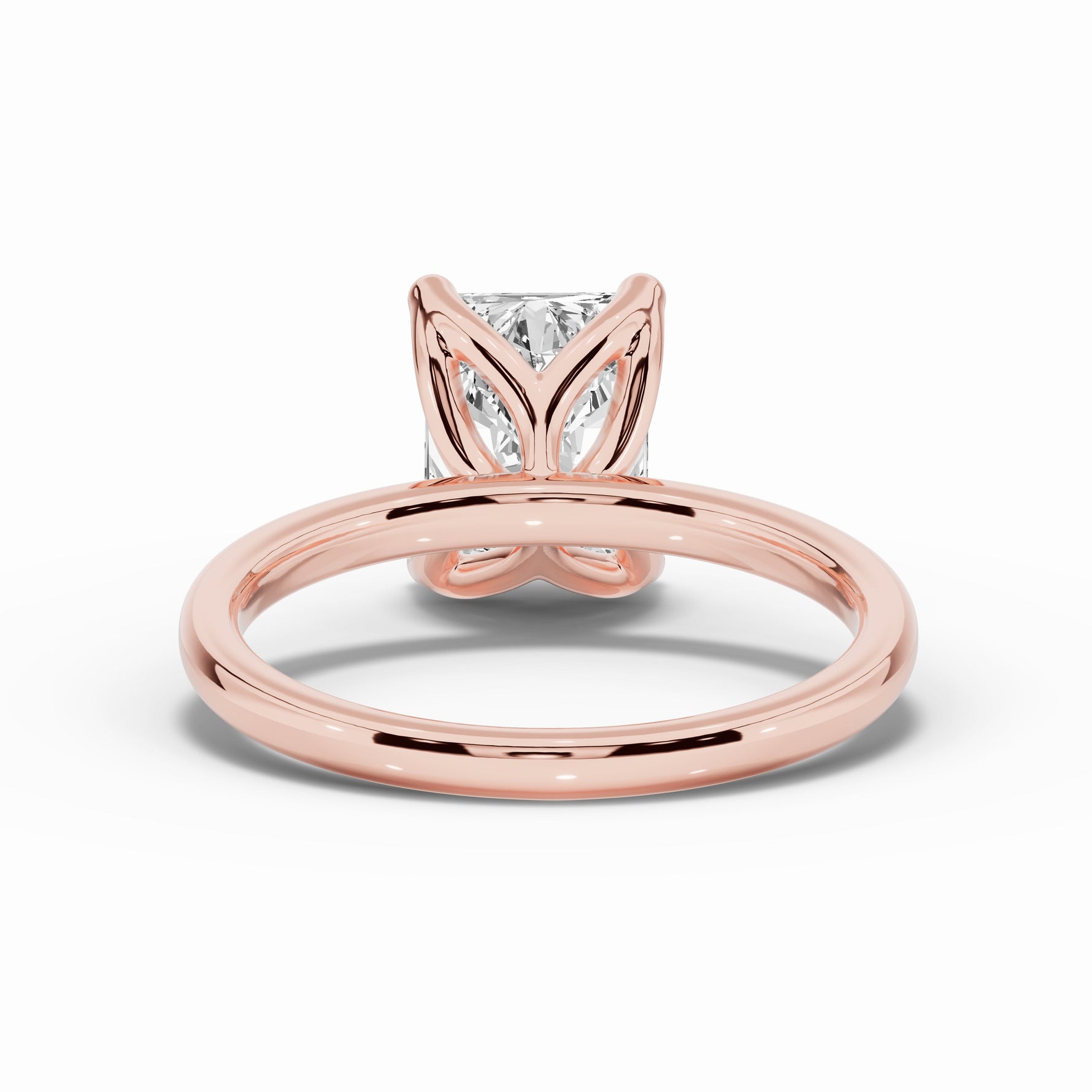Raidiant Lustre Solitaire Ring ABER-100-RA-LGD-11  - Abtin & Co.