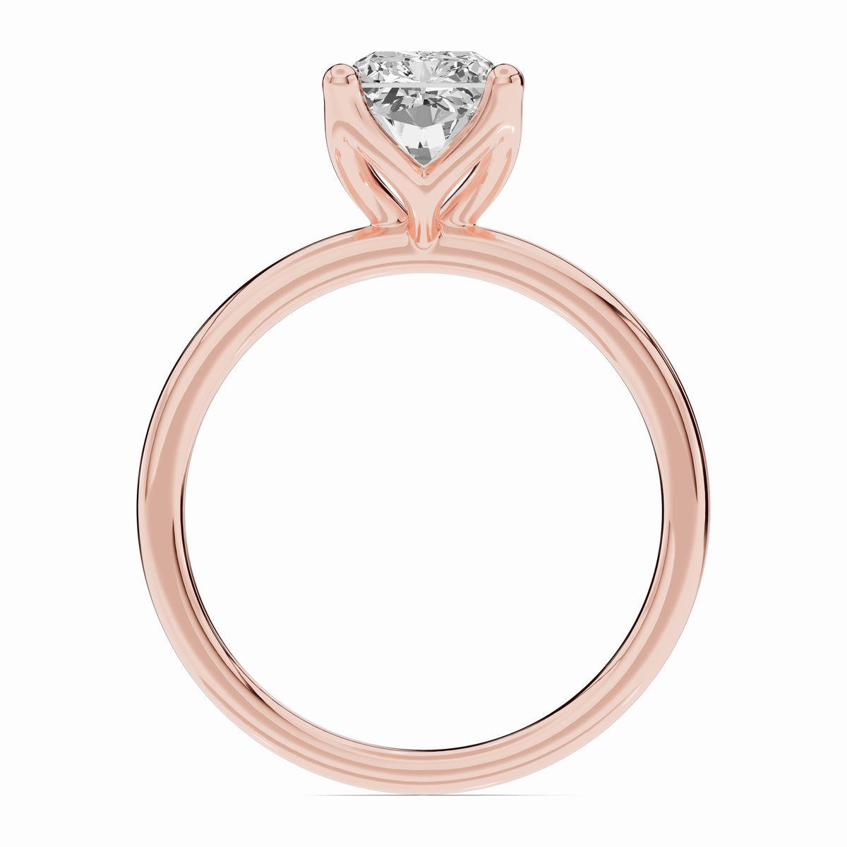 Raidiant Lustre Solitaire Ring ABER-100-RA-LGD-11  - Abtin & Co.