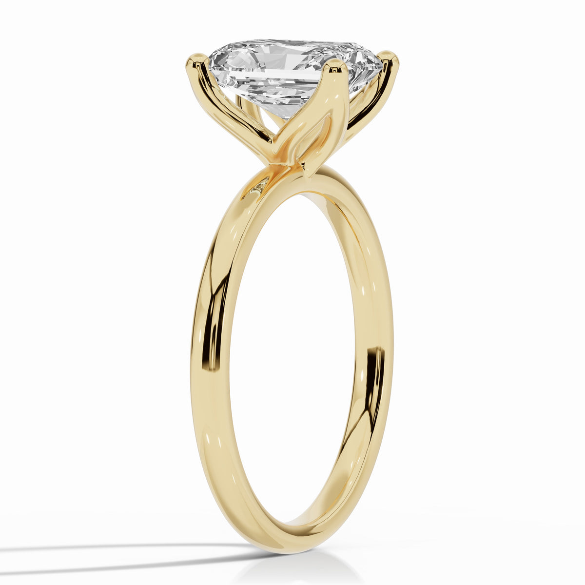 Raidiant Lustre Solitaire Ring ABER-100-RA-LGD-1  - Abtin & Co.
