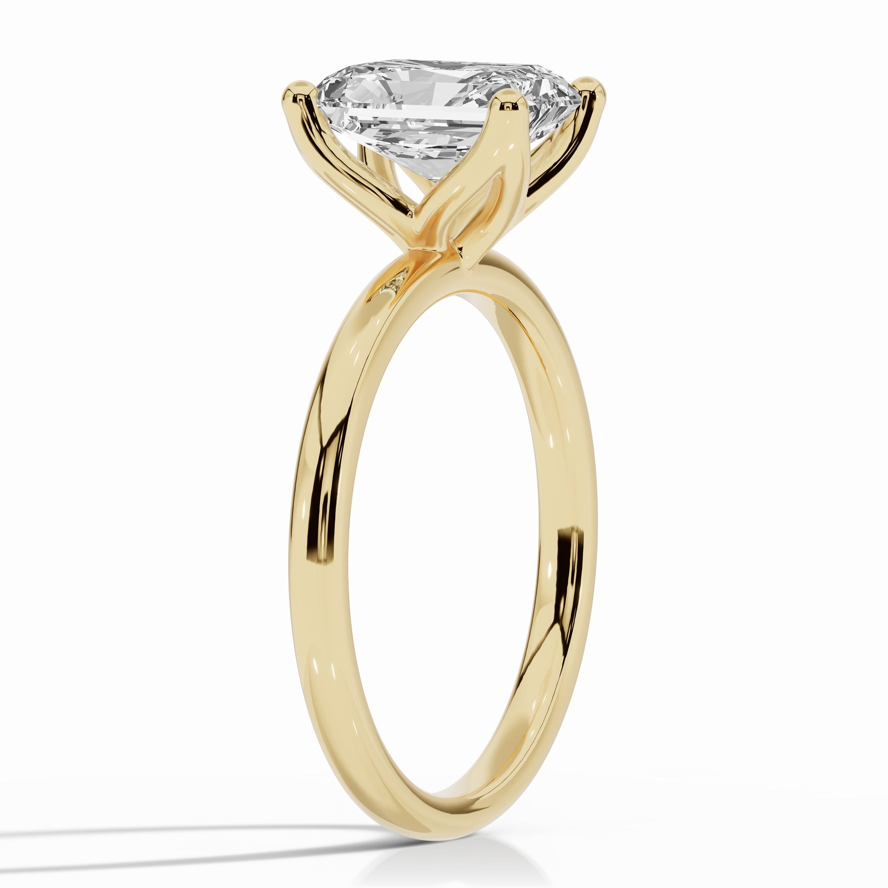 Raidiant Lustre Solitaire Ring ABER-100-RA-LGD-1  - Abtin & Co.