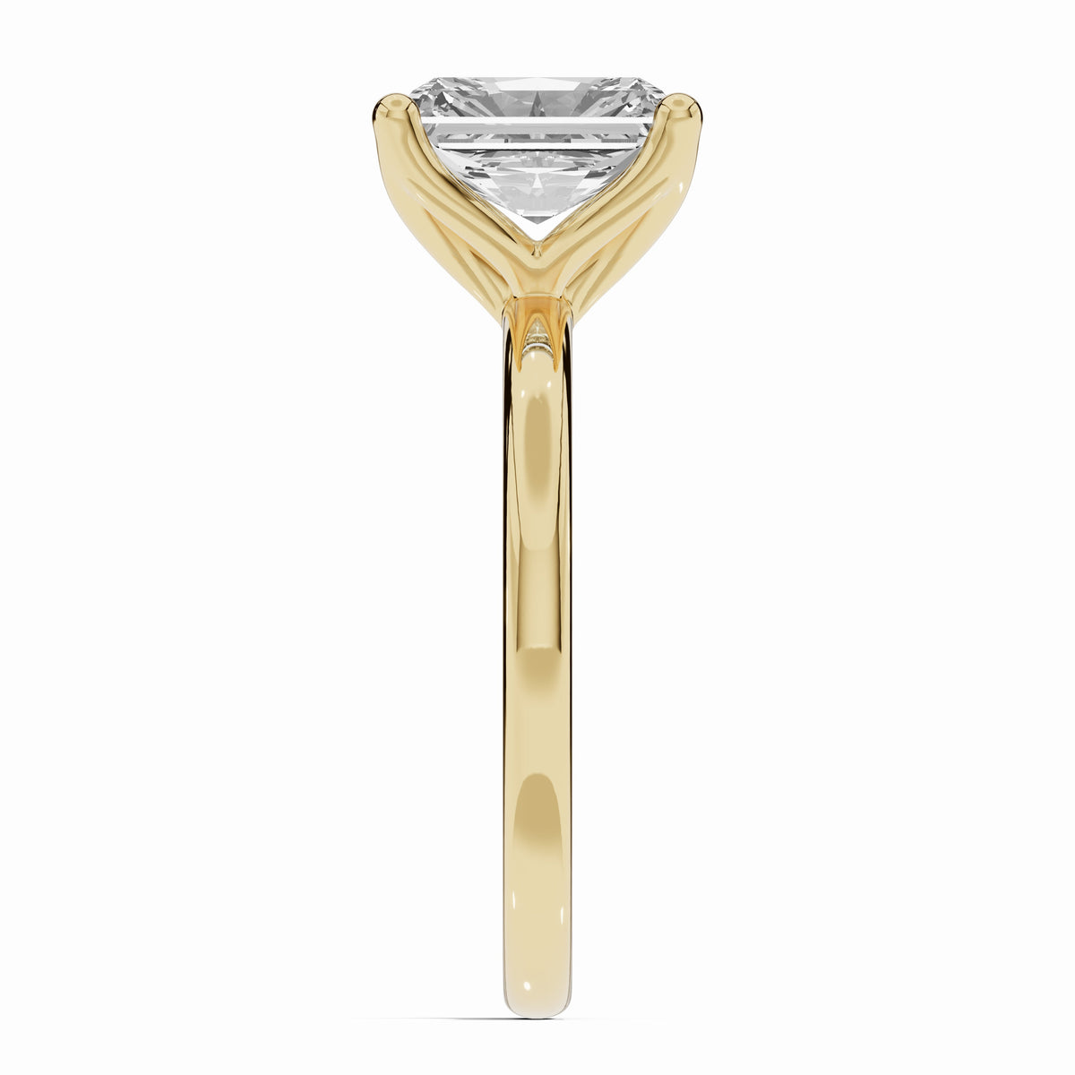 Raidiant Lustre Solitaire Ring ABER-100-RA-LGD-1  - Abtin & Co.