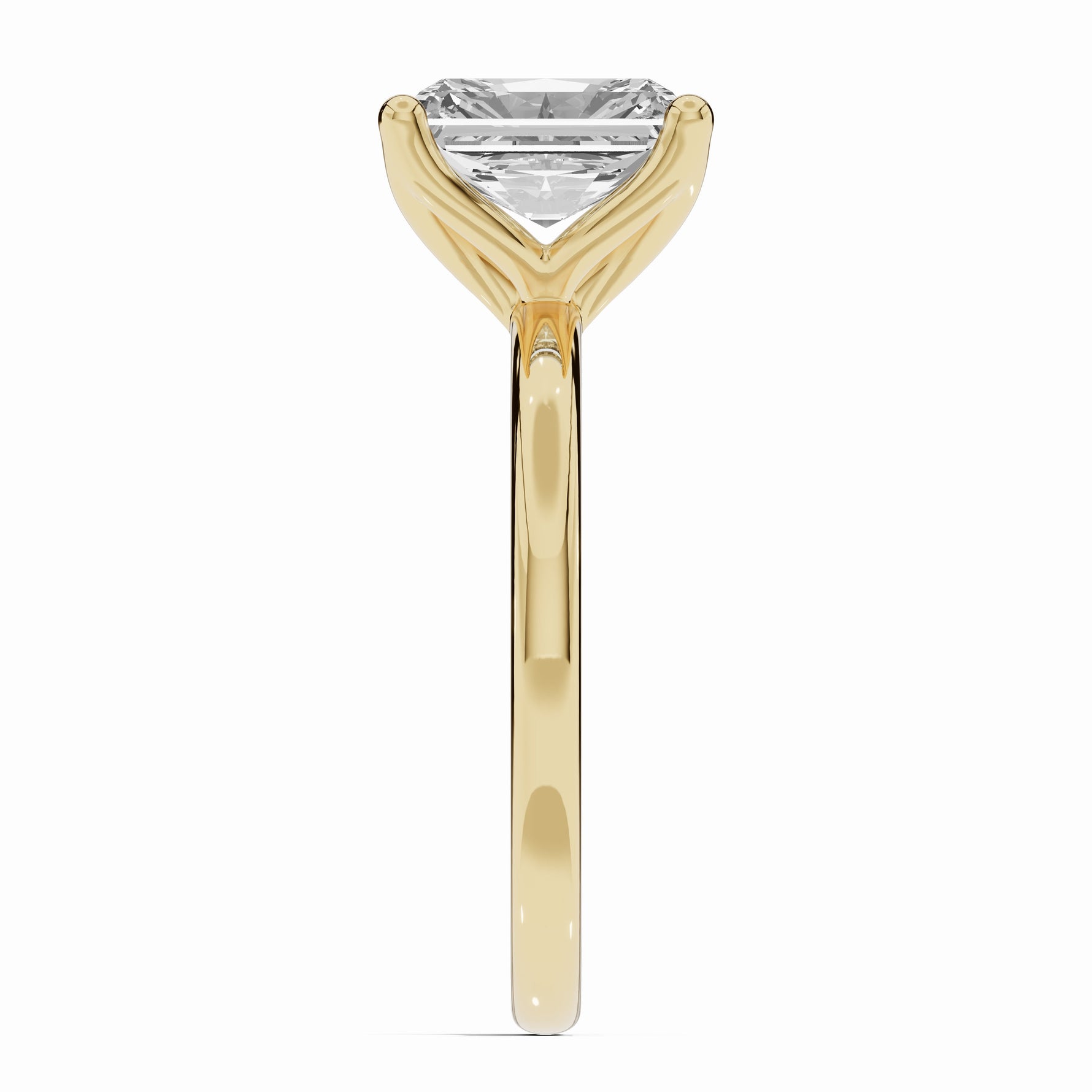 Raidiant Lustre Solitaire Ring ABER-100-RA-LGD-1  - Abtin & Co.