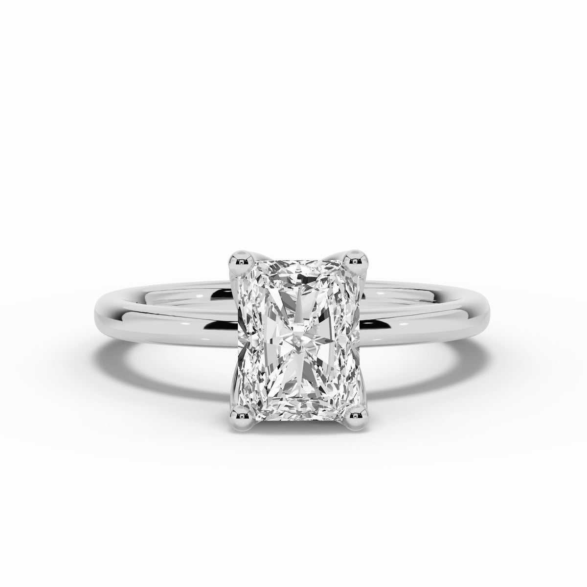 Raidiant Lustre Solitaire Ring ABER-100-RA-LGD-6  - Abtin & Co.
