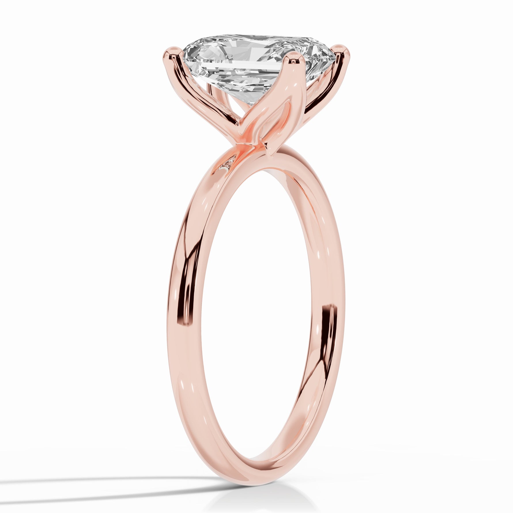Raidiant Lustre Solitaire Ring ABER-100-RA-LGD-11  - Abtin & Co.