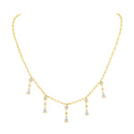 Riviera Drop Necklace Necklace ABN-181-LGD-1  - Abtin & Co.