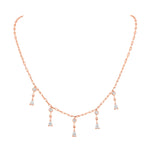 Riviera Drop Necklace Necklace ABN-181-LGD-3  - Abtin & Co.