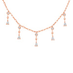 Riviera Drop Necklace Necklace ABN-181-LGD-3  - Abtin & Co.