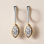 Riviera Marquise Drop Earrings   - Abtin & Co.