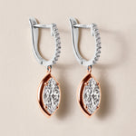 Riviera Marquise Drop Earrings   - Abtin & Co.