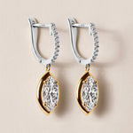Riviera Marquise Drop Earrings   - Abtin & Co.