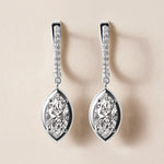 Riviera Marquise Drop Earrings   - Abtin & Co.