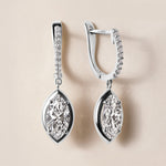 Riviera Marquise Drop Earrings   - Abtin & Co.