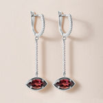 Riviera Marquise Pink Tourmaline Drop Earrings Earring ABE-238V10-MQ-PTD-2  - Abtin & Co.