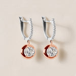 Riviera Oval Drop Earrings Earring ABE-238V8-OV-LGD-7  - Abtin & Co.