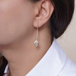 Riviera Pear Cascade Drop Earrings Earring ABE-238V5-PR-LGD-1  - Abtin & Co.