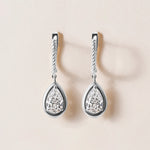 Riviera Pear Drop Earrings Earring ABE-238V1-PR-LGD-1  - Abtin & Co.