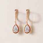 Riviera Pear Drop Earrings Earring ABE-238V1-PR-LGD-4  - Abtin & Co.