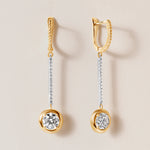 Riviera Round Cascade Drop Earrings Earring   - Abtin & Co.