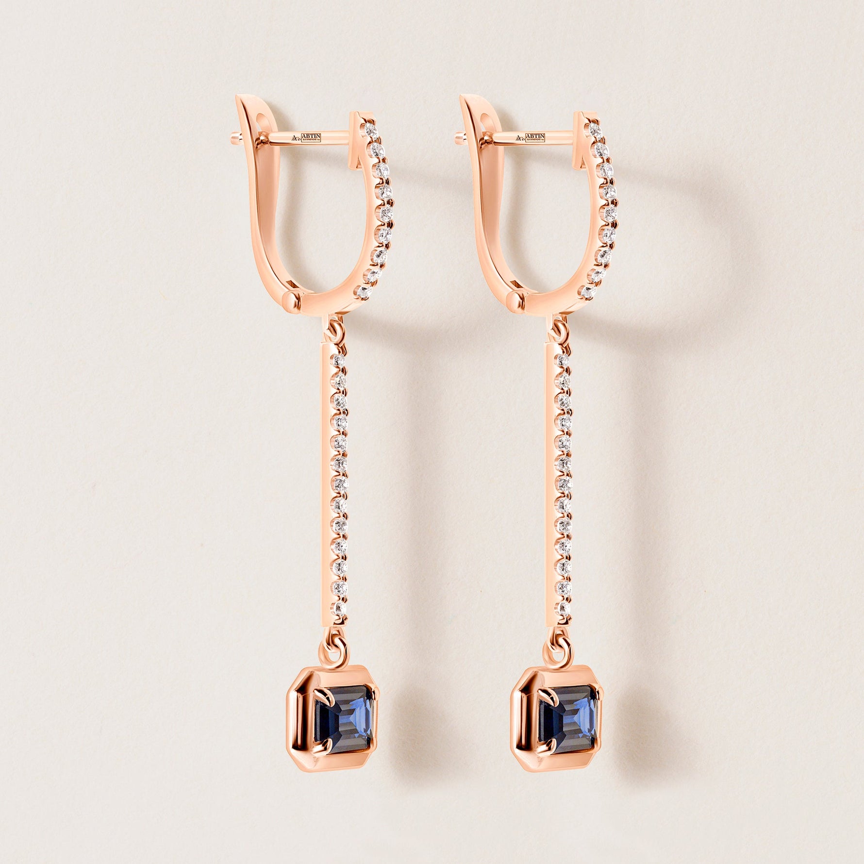 Riviera Sapphire Cascade Earrings Earring ABE-237V12-EM-BSD-3  - Abtin & Co.