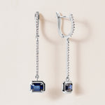 Riviera Sapphire Cascade Earrings Earring ABE-237V12-EM-BSD-2  - Abtin & Co.