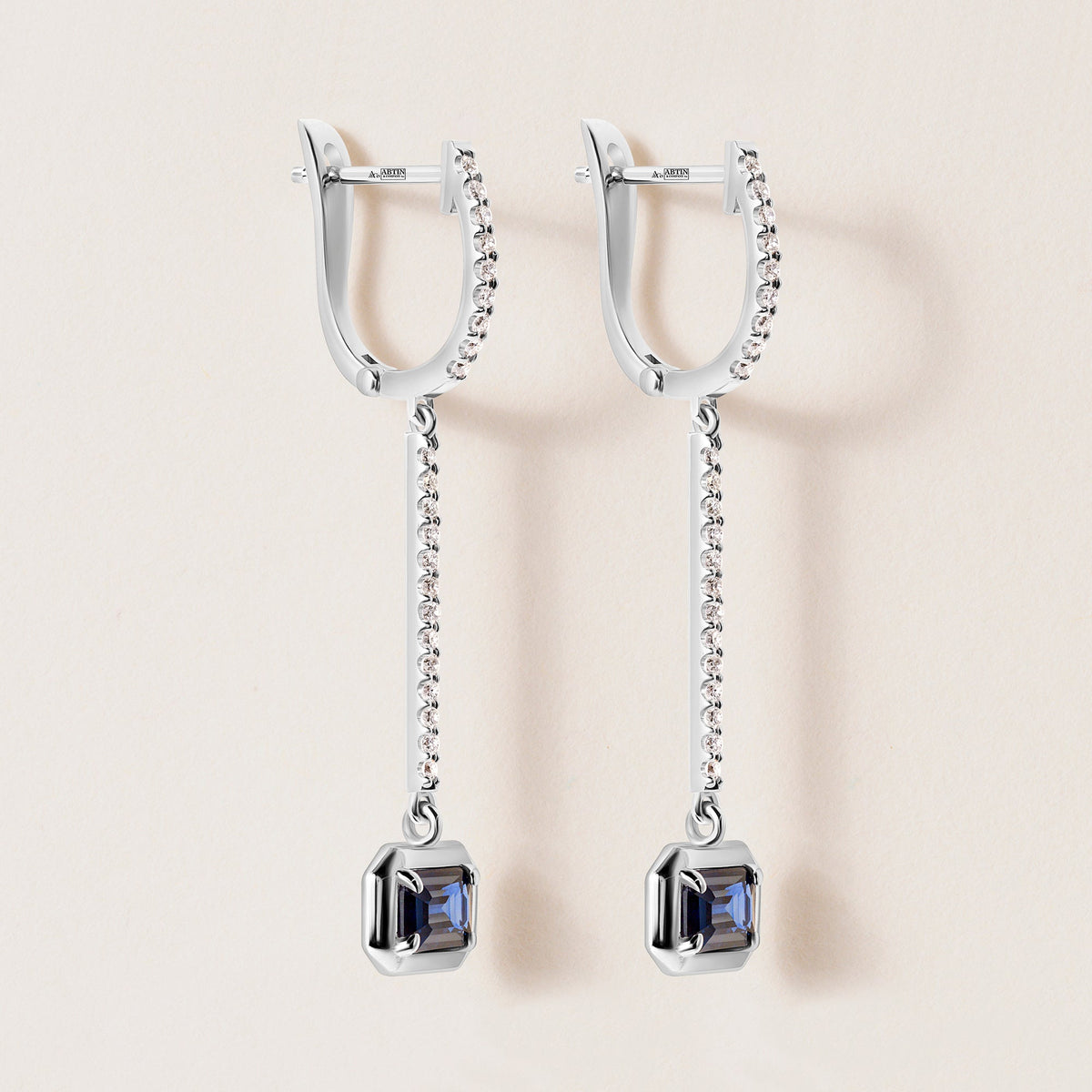 Riviera Sapphire Cascade Earrings Earring ABE-237V12-EM-BSD-2  - Abtin & Co.