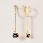 Riviera Sapphire Cascade Earrings Earring ABE-237V12-EM-BSD-1  - Abtin & Co.