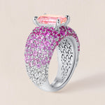 ROSÉ CROWN Ring Ring ABB-734W-PLGD-1  - Abtin & Co.