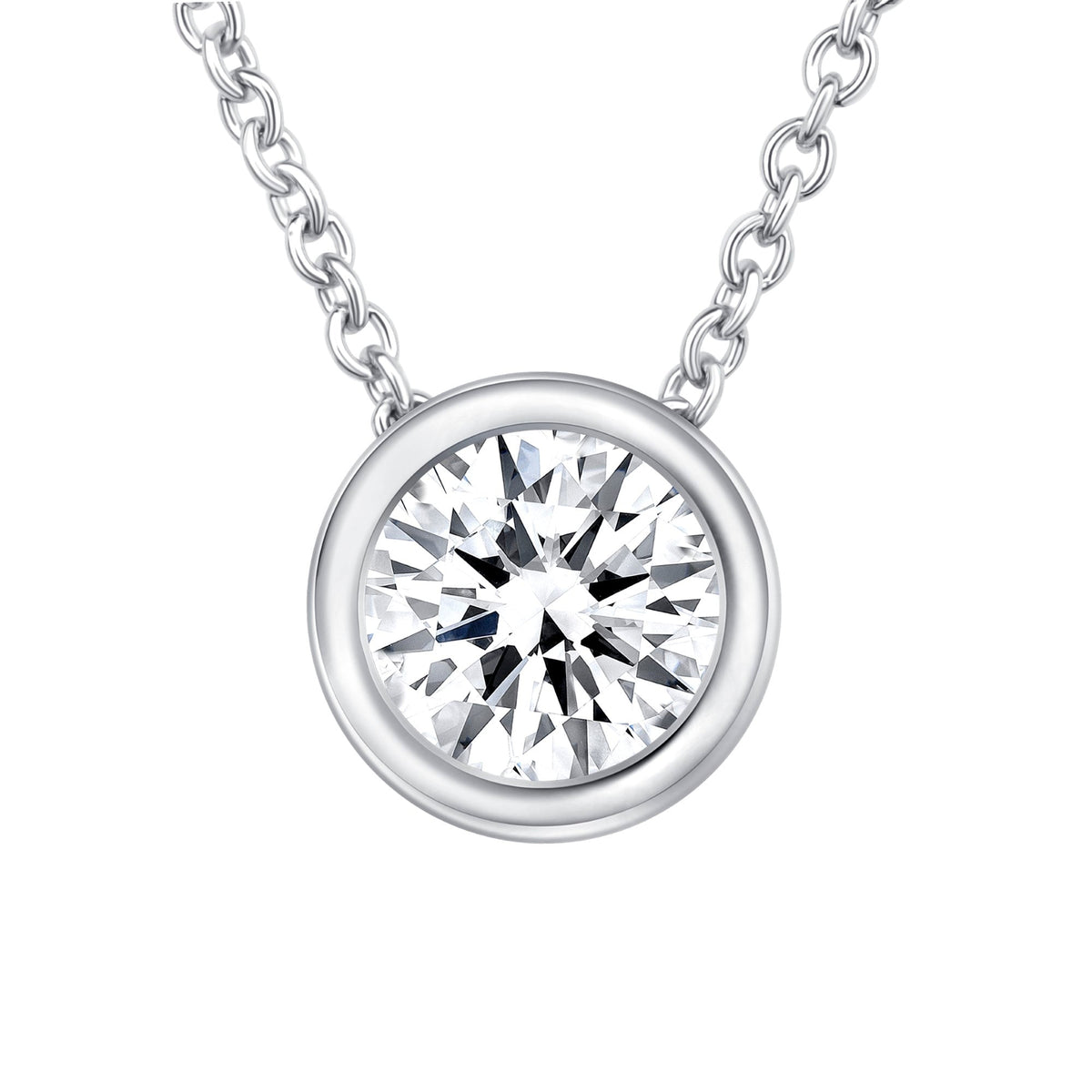 Round Bezel Lumière Pendant Pendant ABP-228-LGD-4  - Abtin & Co.