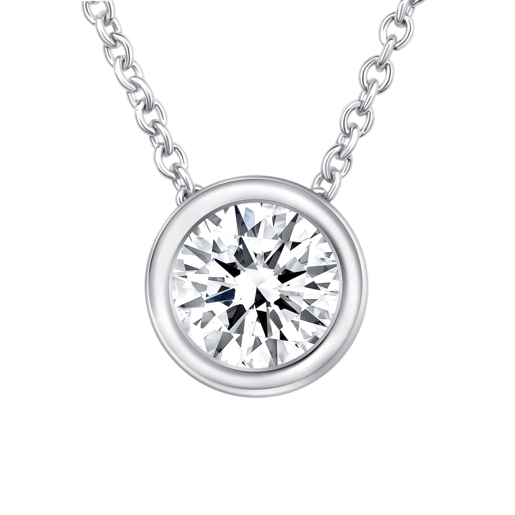 Round Bezel Lumière Pendant Pendant ABP-228-LGD-4  - Abtin & Co.