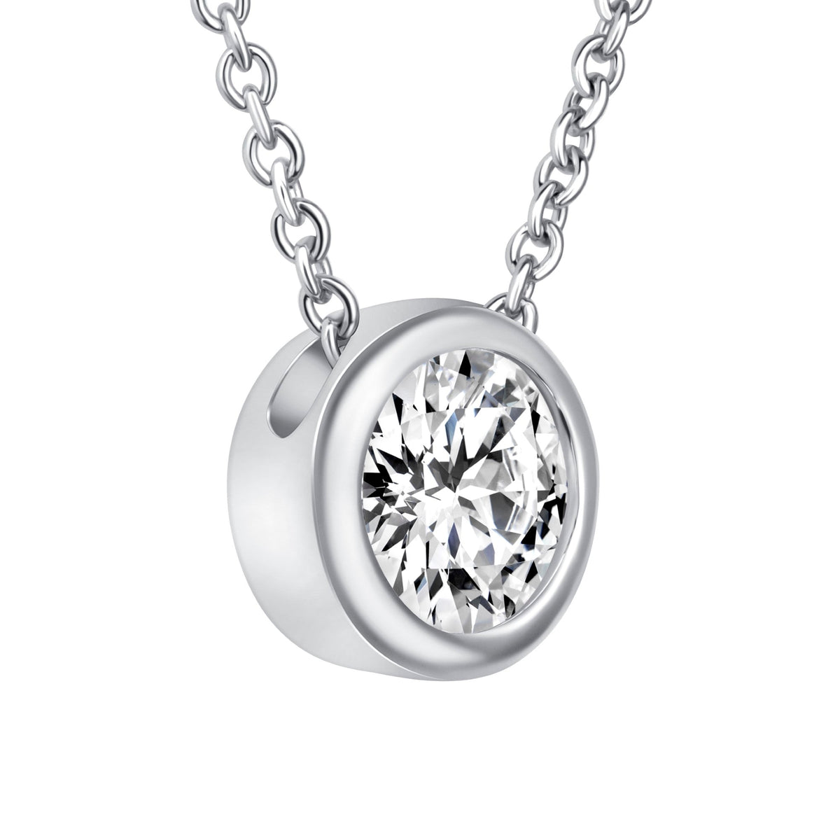 Round Bezel Lumière Pendant Pendant ABP-228-LGD-4  - Abtin & Co.