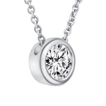 Round Bezel Lumière Pendant Pendant ABP-228-LGD-4  - Abtin & Co.