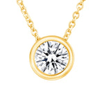 Round Bezel Lumière Pendant Pendant ABP-228-LGD-1  - Abtin & Co.