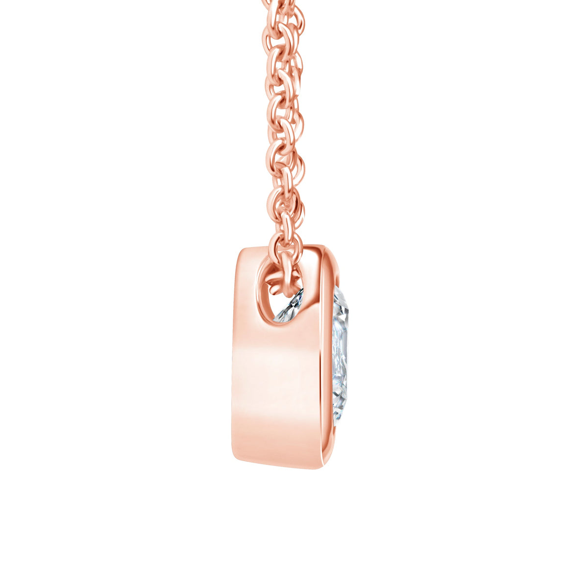 Round Bezel Lumière Pendant Pendant ABP-228-LGD-7  - Abtin & Co.
