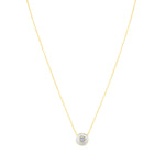 Round Lumina Medallion Pendant Necklace ABP-243-LGD-4  - Abtin & Co.