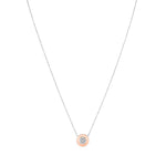Round Lumina Medallion Pendant Necklace ABP-243-LGD-7  - Abtin & Co.