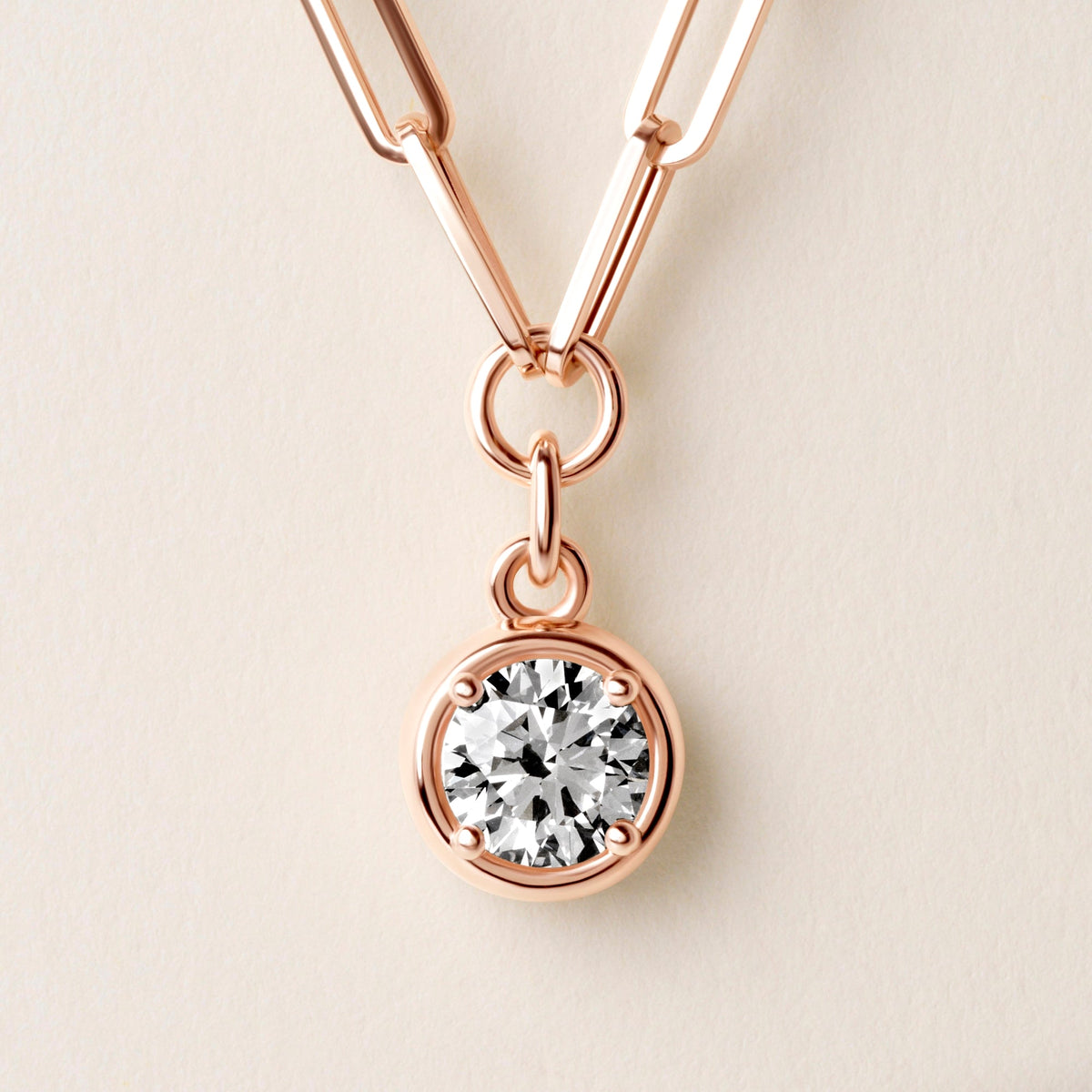 Round Lustra Bezel Pendant Pendant ABP-232-LGD-7  - Abtin & Co.