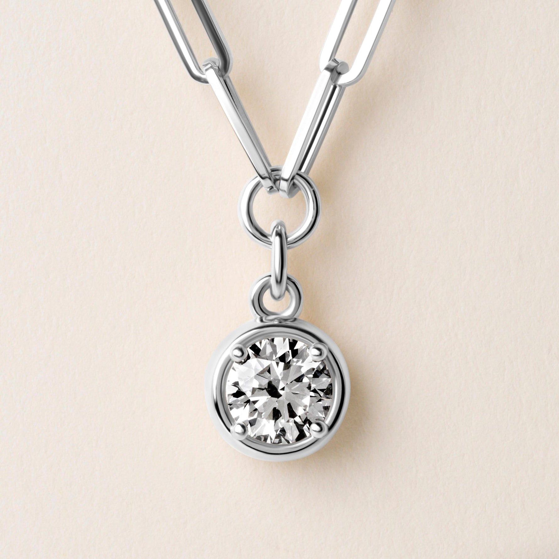 Round Lustra Bezel Pendant Pendant ABP-232-LGD-4  - Abtin & Co.